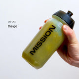 MISSION Hydrate Matcha Powder Sachets with Orange and Yerba Mate, imported from the UK
