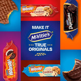 McVitie's Hobnobs oaty cookies dark chocolate 155g, imported from the UK