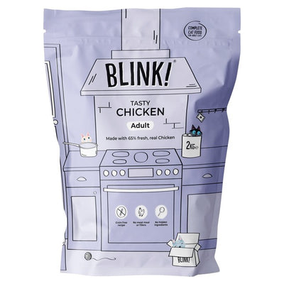 M&S Blink Dry Adult Cat Food with Fresh Chicken Dry Cat Food 2kg- Buy online at McGrocer