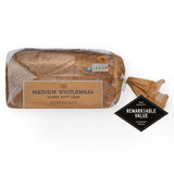 M&S wholemeal medium sliced bread 800g, imported from the UK