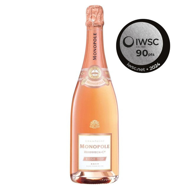 Heidsieck Monopole Rose Top Champagne 75cl, UK version