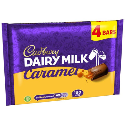 M&S Cadbury Dairy Milk Caramel Sjokoladebar 4 x 37g- Kjøp online hos McGrocer
