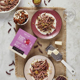 Dalla Costa veggie pasta with beetroot, black carrot and onion 250g - British product