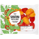 M&S Red Gold Santini Tomatoes 340g, imported from the UK