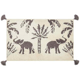 M&S elephant bath mat in charcoal, cotton blend with non-slip back (British brand)