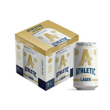 Athletic Brewing Co alcohol-free lager 4 x 355ml cans - British product