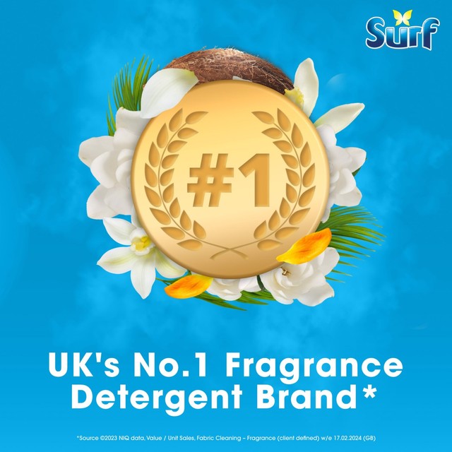 Surf Coconut Bliss washing powder 45 washes (British brand)