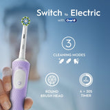 Oral-B Vitality Pro Lilac electric toothbrush, imported from the UK