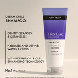John Frieda Frizz Ease Dream Curls Curl Shampoo bottle, imported from the UK