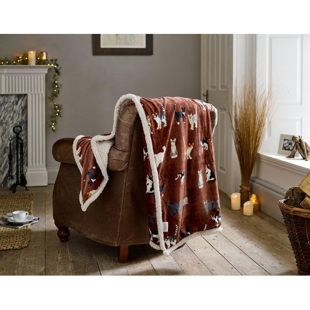 Deyongs Mixed Kitty Brick Throw 140 x 180cm - British product