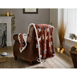 Deyongs Mixed Kitty Brick Throw 140 x 180cm - British product