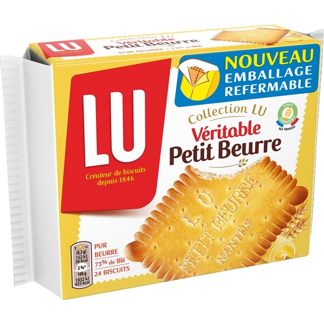Lu Le Veritable Petit Beurre biscuits 200g, UK version
