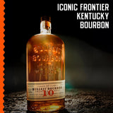Bulleit 10 year old bourbon bottle - British product
