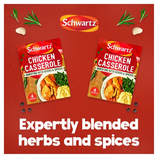 Schwartz chicken casserole recipe mix 36g (British brand)
