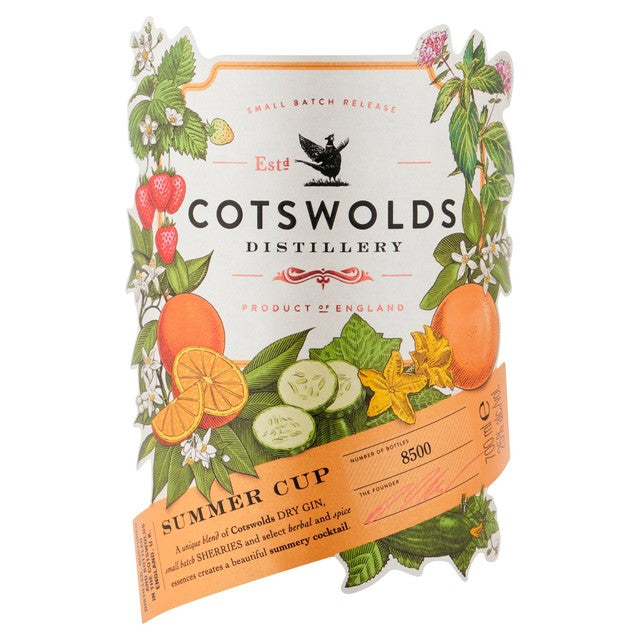 Cotswold Distillery Summer Cup Gin 70cl - British product