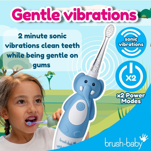 Brush-Baby Evie Elephant electric toothbrush - British product