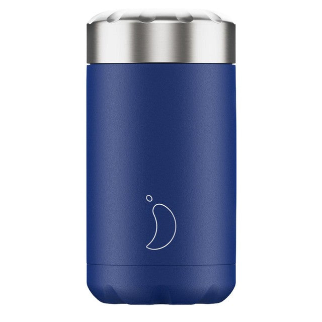 Chilly's Matte Blue Food Pot 500ml - British product