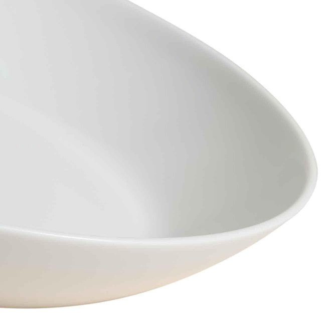 M&S straight sided china pasta bowl white - British product