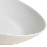 M&S straight sided china pasta bowl white - British product