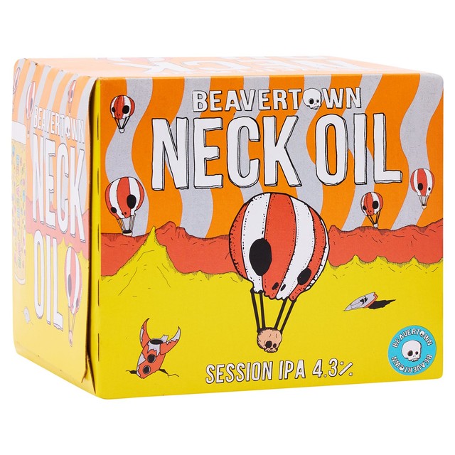 Beavertown Neck Oil Session IPA 4 x 330ml Dosen - Produkt aus Großbritannien