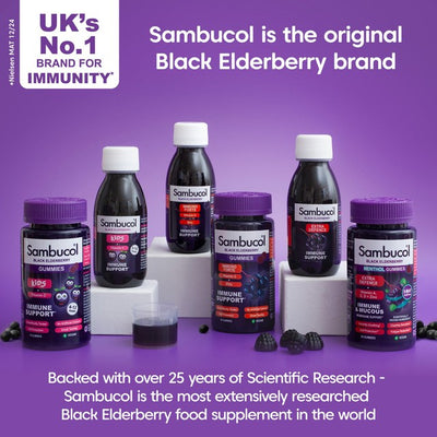 M&S Sambucol Immuno Forte Beeren-Aroma Immununterstützung Gummibärchen 30 Stück- Online bei McGrocer kaufen
