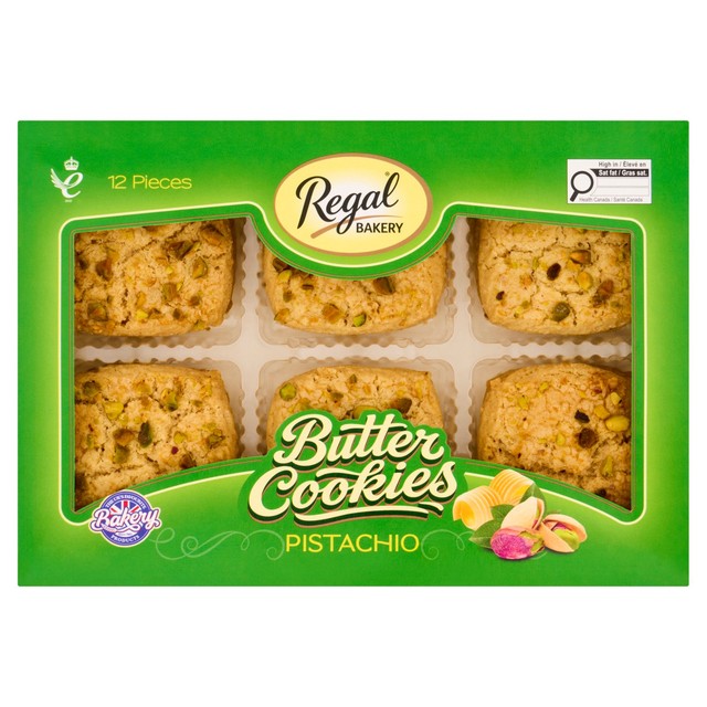 Regal Pistachio Butter Cookies box (British brand)