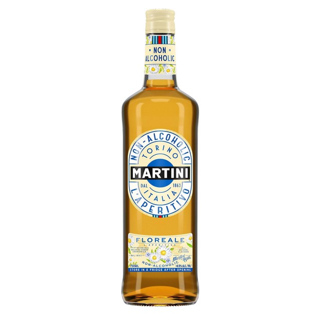 Martini Floreale non-alcoholic vermouth aperitivo 75cl, imported from the UK