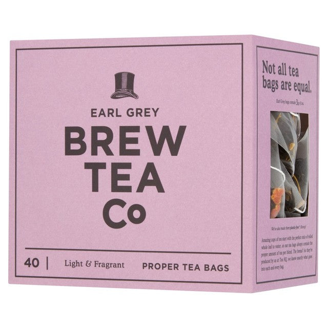 Brew Tea Co Earl Grey tea bags (British brand)