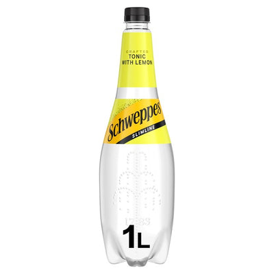 Schweppes Slimline Indian Tonic Water med sitronskall 1L