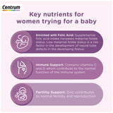 Centrum Conception Fertility Support vitamins 30 tablets - British product
