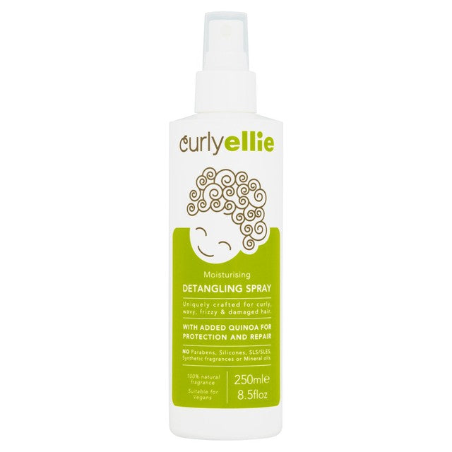 CurlyEllie moisturising detangling spray 250ml - British product