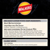 Walkers BBQ Sauce flavour crisps 6-pack (British brand)