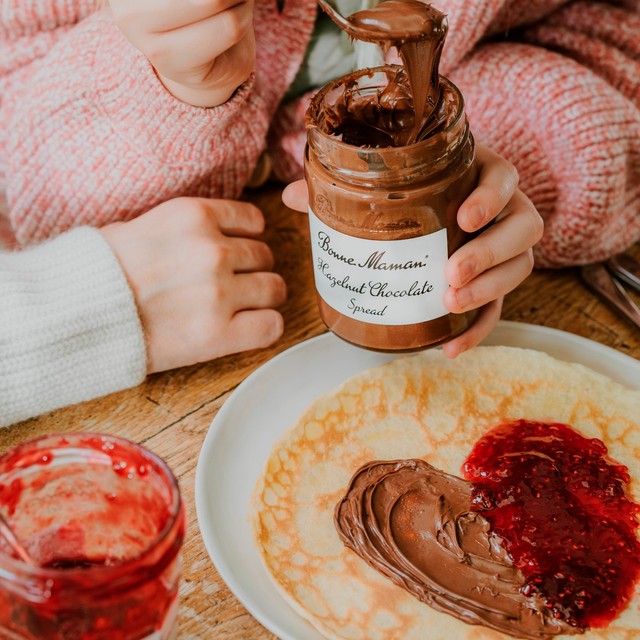 Bonne Maman smooth hazelnut chocolate spread 360g - British product