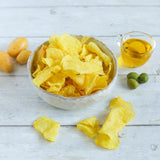 Jasper's Organic potato crisps with extra virgin olive oil 100g, UK version