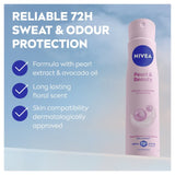 Nivea Pearl & Beauty anti-perspirant deodorant spray 250ml, imported from the UK