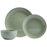 M&S Stoneware Dinner Set Sage 12 Piece, imported from the UK