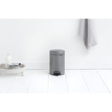 Brabantia pedal bin platinum 3L - British product