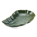 Mikasa Jardin Stoneware Leaf Serving Dish 30cm, imported from the UK