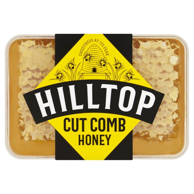Pure Natural Hilltop Cut Comb Honey 200g jar, UK version