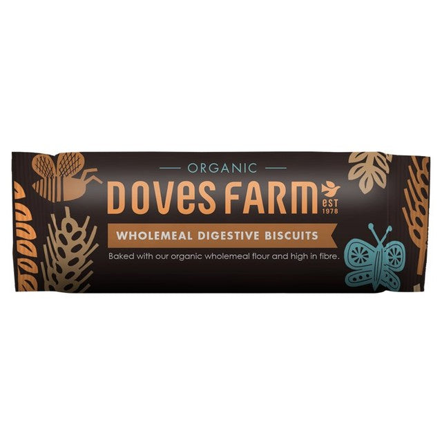 Doves Farm Organic Wholemeal Digestive Biscuits 400g - British product