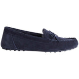 M&S suede moccasin slippers Midnight Navy size 3, imported from the UK