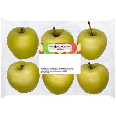 Ocado Granny Smith Apples Fresh Apples 6 Pack