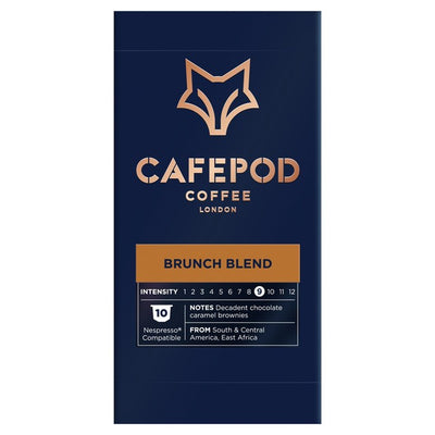 M&S CafePod Brunch Blend Nespresso Compatible Coffee Pods 10 Pack- Buy online at McGrocer