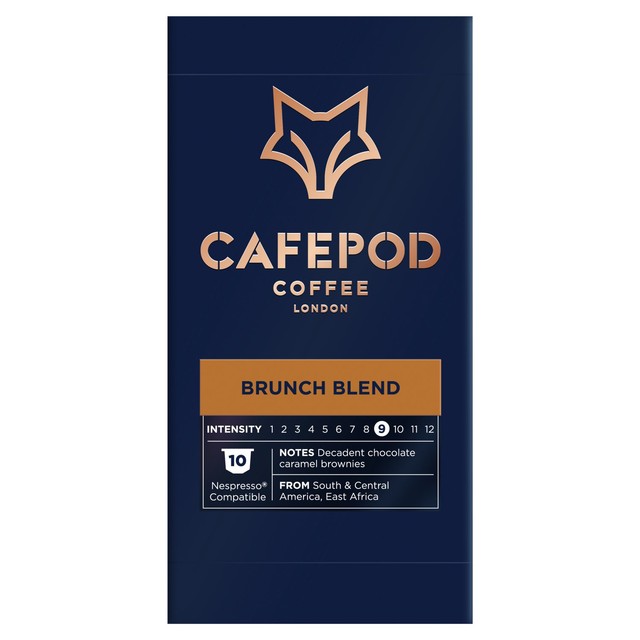 CafePod Brunch Blend coffee pods 10 pods - British product