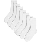 M&S kids ankle school socks in white for shoe size 8.5-12 small, imported from the UK