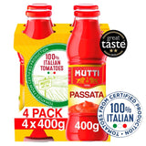 Mutti Classic Italian Tomato Passata 4 x 400g, imported from the UK