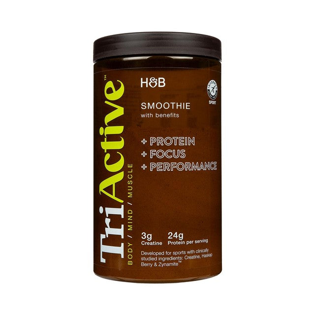Holland & Barrett TriActive Sport Protein Smoothie Blend blueberry apple 500g (British brand)