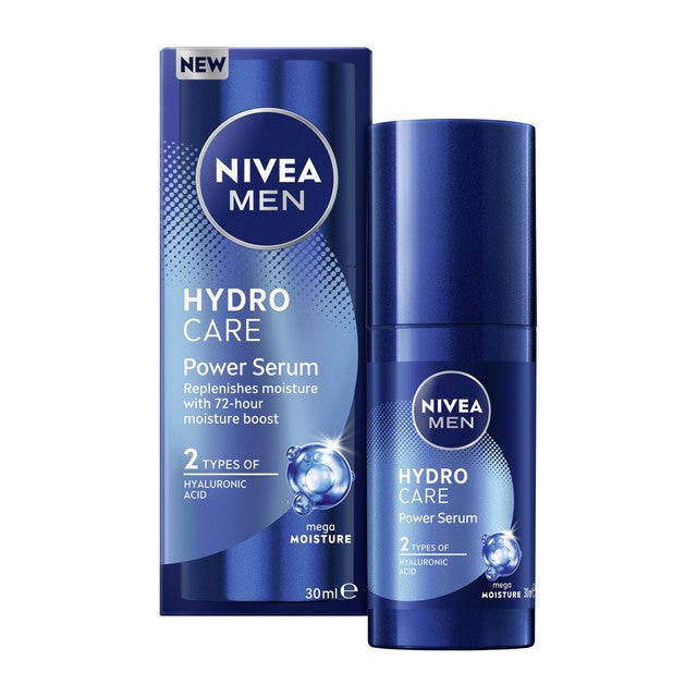 NIVEA MEN Hydrocare Power Serum face moisturiser - British product