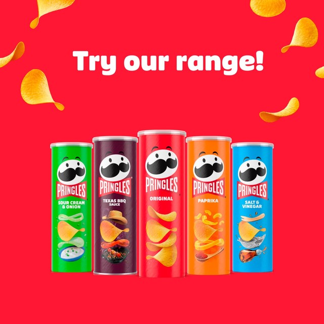 Pringles Smokey Bacon crisps 165g - British product