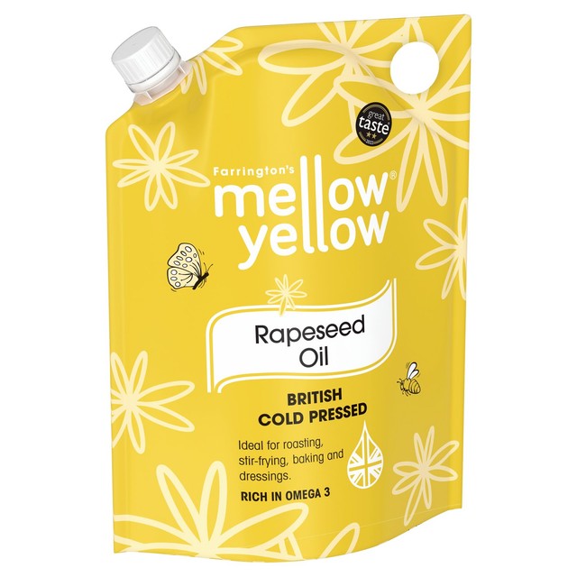Farrington's Mellow Yellow cold pressed rapeseed oil 2L - British product